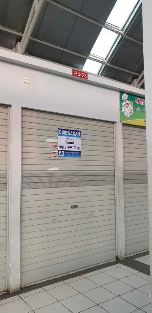 Dijual Kios Pasar Modern Intermoda BSD City