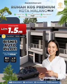 Rumah Kos Premium Area Suhat Kota Malang 5 Menit UB