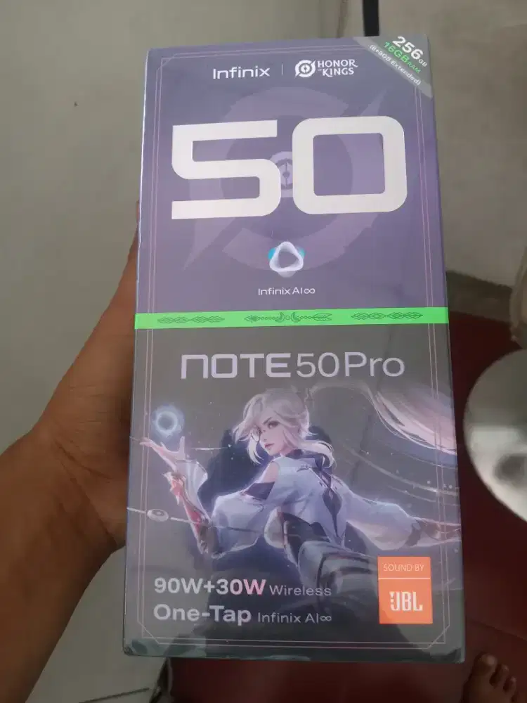 new infinix note 50pro 8/256 gransi 1thn