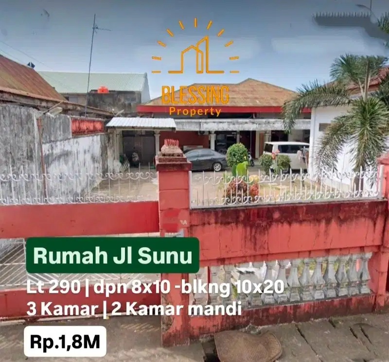 rumah parkiran luas jalan sunu