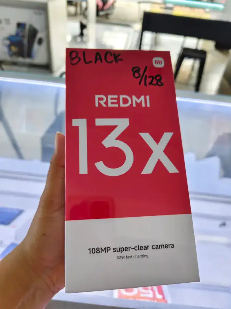 New Redmi 13x ram 8/128