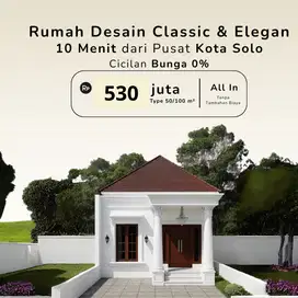 500 Jt-an, RUMAH BARU SOLO: 2 menit UIN Surakarta, PESAN BANGUN