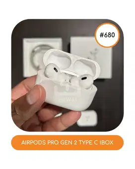 #680 Airpods Pro Gen 2 Type C Ibox Garansi 20 December 2025