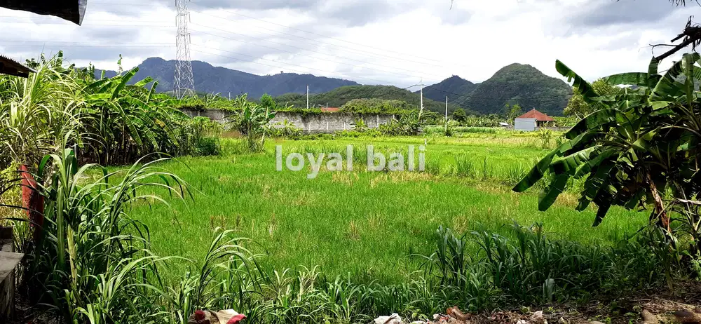 Tanah di pinggir jalan utama di Bypass IB Mantra, Klungkung, Bali