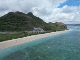 Tanah pinggir pantai beachfront Torok aik beleq dekat Kuta Mandalika