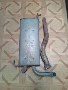 Knalpot orisinil mobil kia picanto 2012