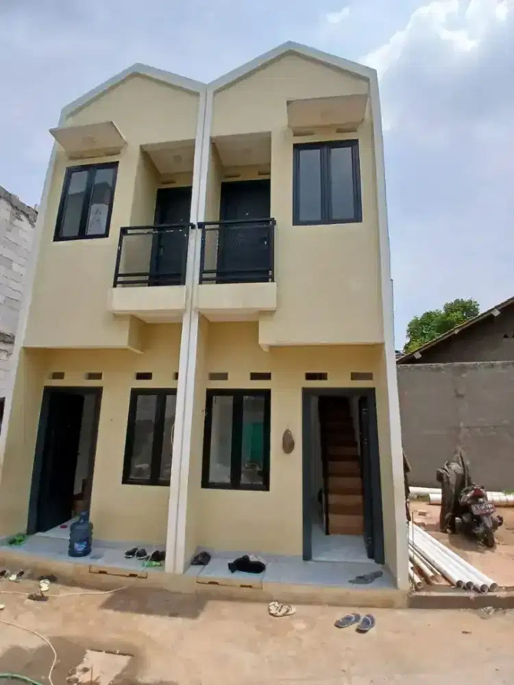 DIJUAL RUMAH BARU MURAH SEKALI 2LT DLM CLUSTER AKSES MBL CONDET JAKTIM