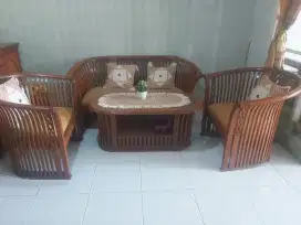 Sofa ruang tamu jati asli