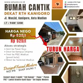 Rumah Design Modern Dekat Kampus Unipma