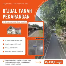 Tanah Pekarangan Dekat UNİPMA Madiun