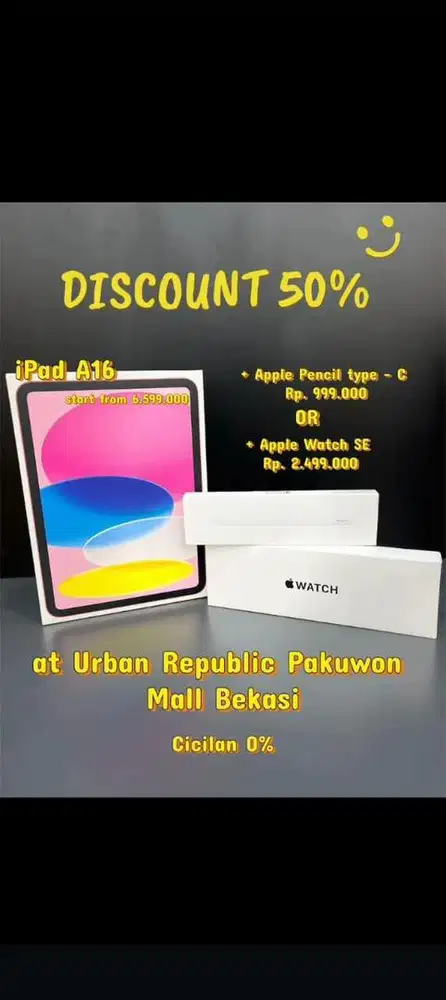 Ipad A16 Bisa cicilan