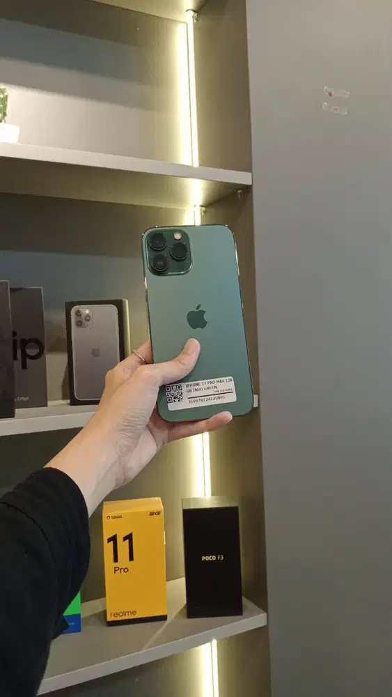 Iphone 11 Promax 512 GB IBOX (Midnight Green) Mulus Fullset