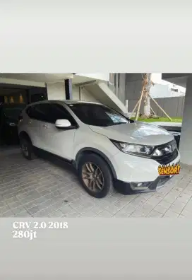 HONDA CRV 2.0 AT 2017 PEMAKAIAN 2018