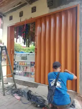 Pintu ruko rolling door folding gate