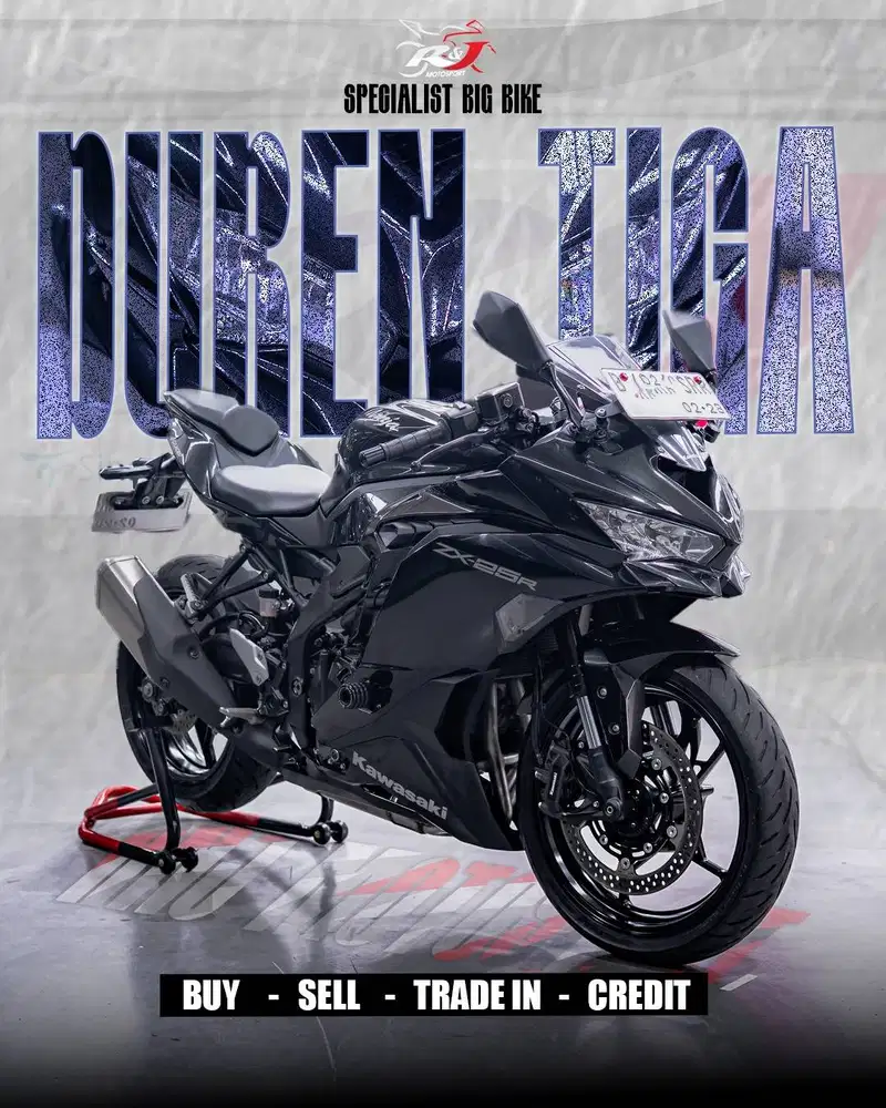 Kawasaki Zx25R Non ABS Nik 2023 Km.3.000an Full Paper