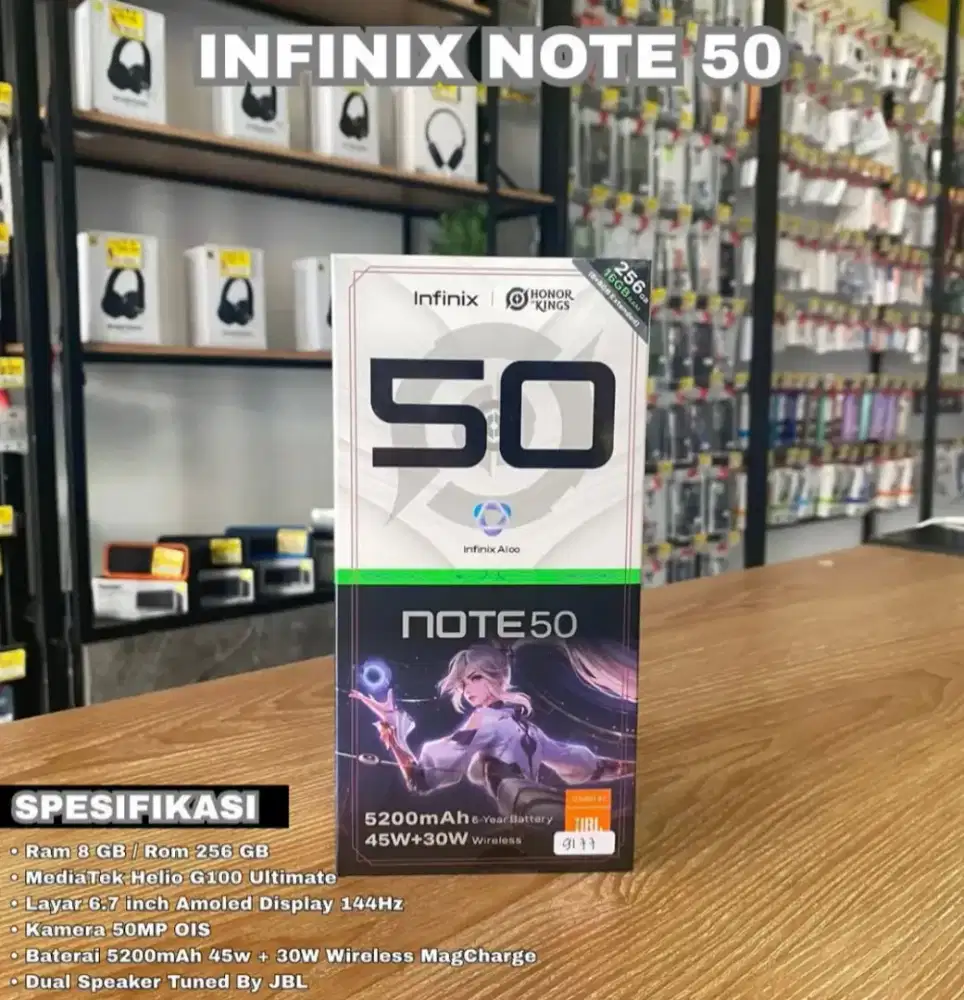 Infinix note 50 bisa kredit syarat KTP aja