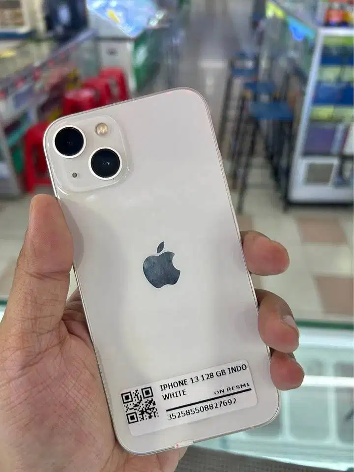 Iphone 13 128 GB IBOX (White) Joss Mulus Istimewa