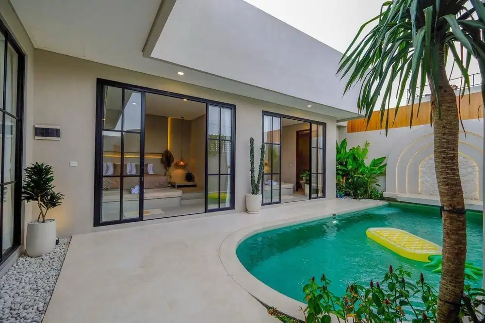 2 Bedr villa dijual SHM di Kedungu