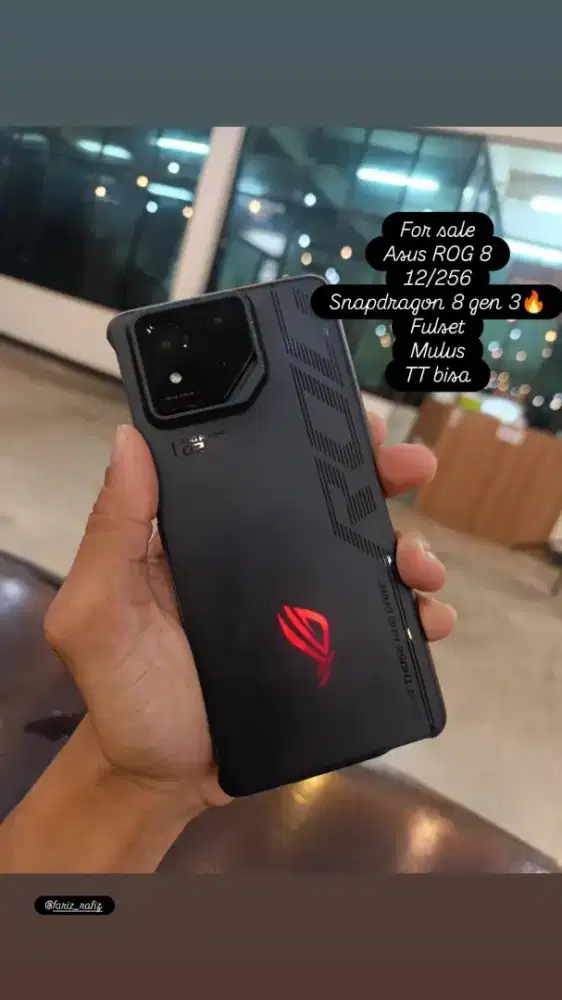 Asus rog 8  putih