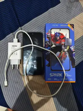 Dijual Tecno Spark 30 pro 8/128 fullsett