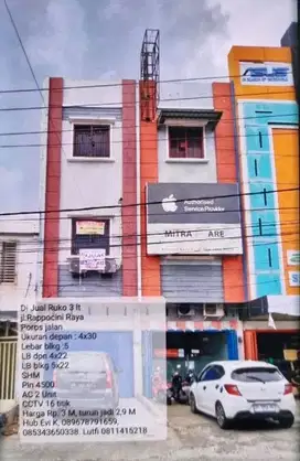Dijual Ruko di Rappocini Raya  Makassar