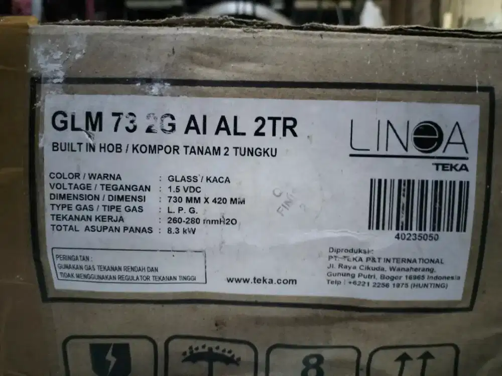 Kompor Merk Linea GLM 73 AI AL 2TR
