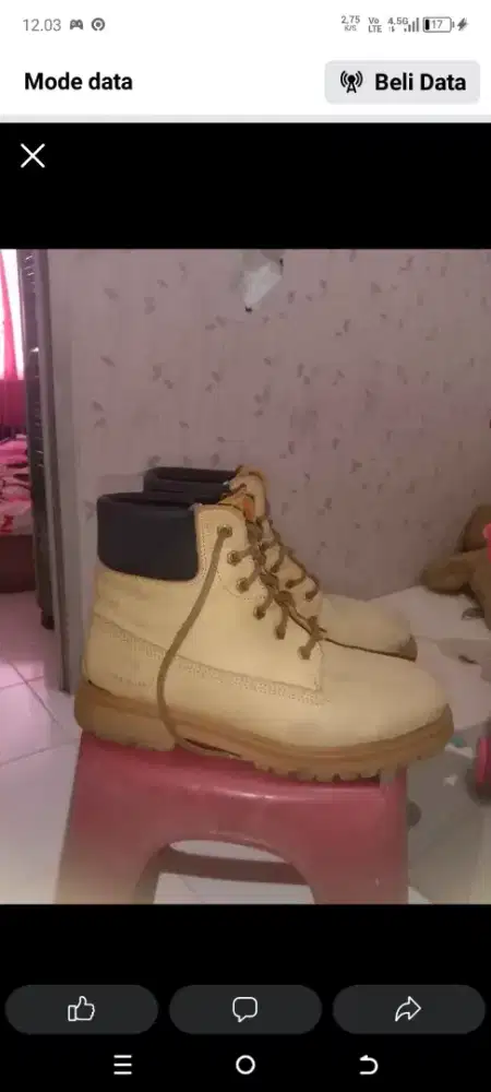sepatu boots pria