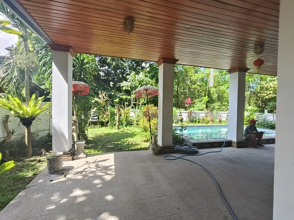 JUAL VILLA VIEW SUNGAI DI LINGKUNGAN SEJUK SADING BADUNG BALI