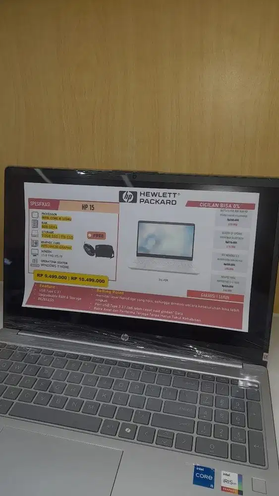 NEW LAPTOP HP 15