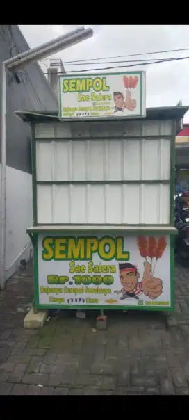 Rombong plat Butuh dana djual cepat rombong