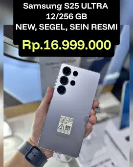 Rp.16,999. Samsung S25 ultra Harga Murah,UNIT NEW,SEGEL,RESMI SEIN ‼️