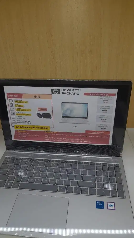 NEW HP 15 16GB/512GB