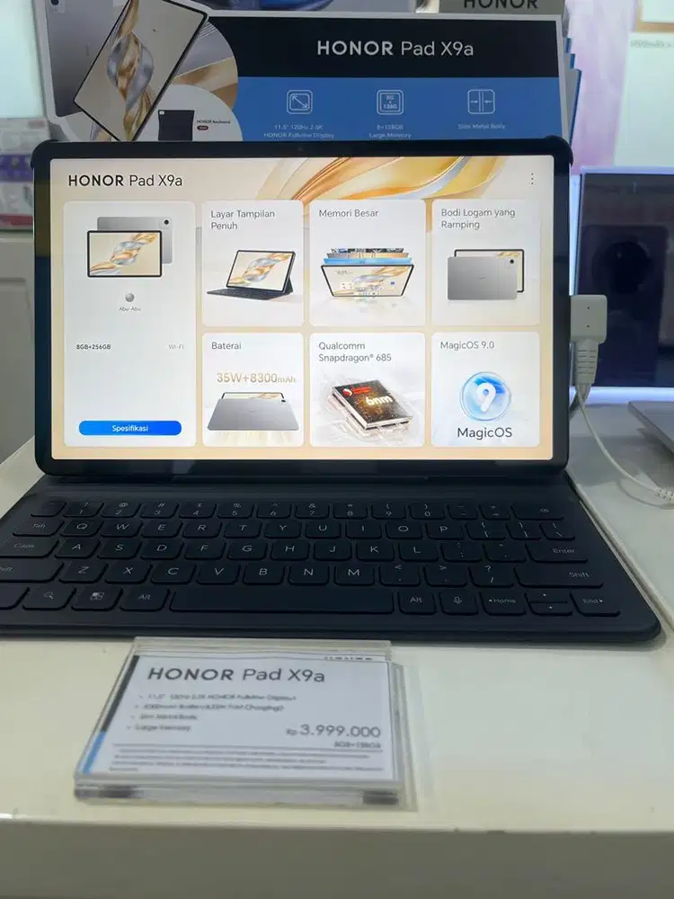 HONOR PAD X9a Slim metal body
