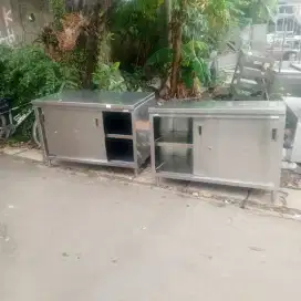 Cabinet table stainless