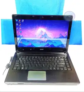 Laptop Acer Black Nyala jalan work normal dengan cas