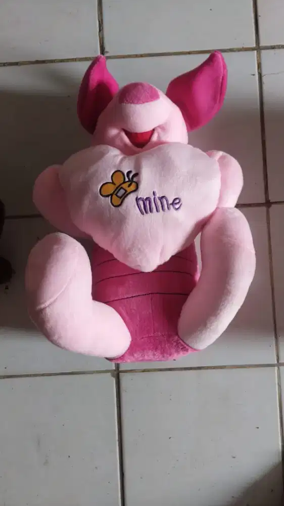 JUAL GROSIR BONEKA PIGLET SIZE L TINGGI 45 CM