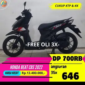 HONDA BEAT CBS 2022 KREDIT MURAH DP CUMA 600RIBU ANGSURAN RENDAH