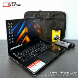 Lenovo Thinkpad X390 Core i5 G8 RAM 8GB SSD 256GB Laptop Second Bekas