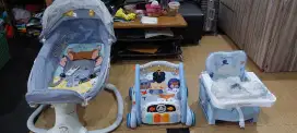 Bouncer, Push Walker Playmat & Baby Chair