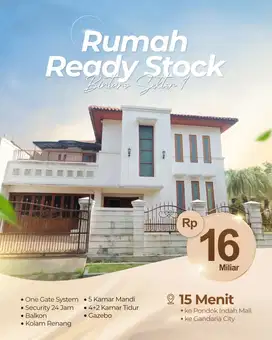 [DIJUAL CEPAT] Rumah di Bintaro Sektor 1, Masih JAKSEL Bukan TANGSEL!!