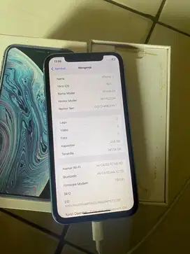 Iphone xr 256gb ex inter warna blue