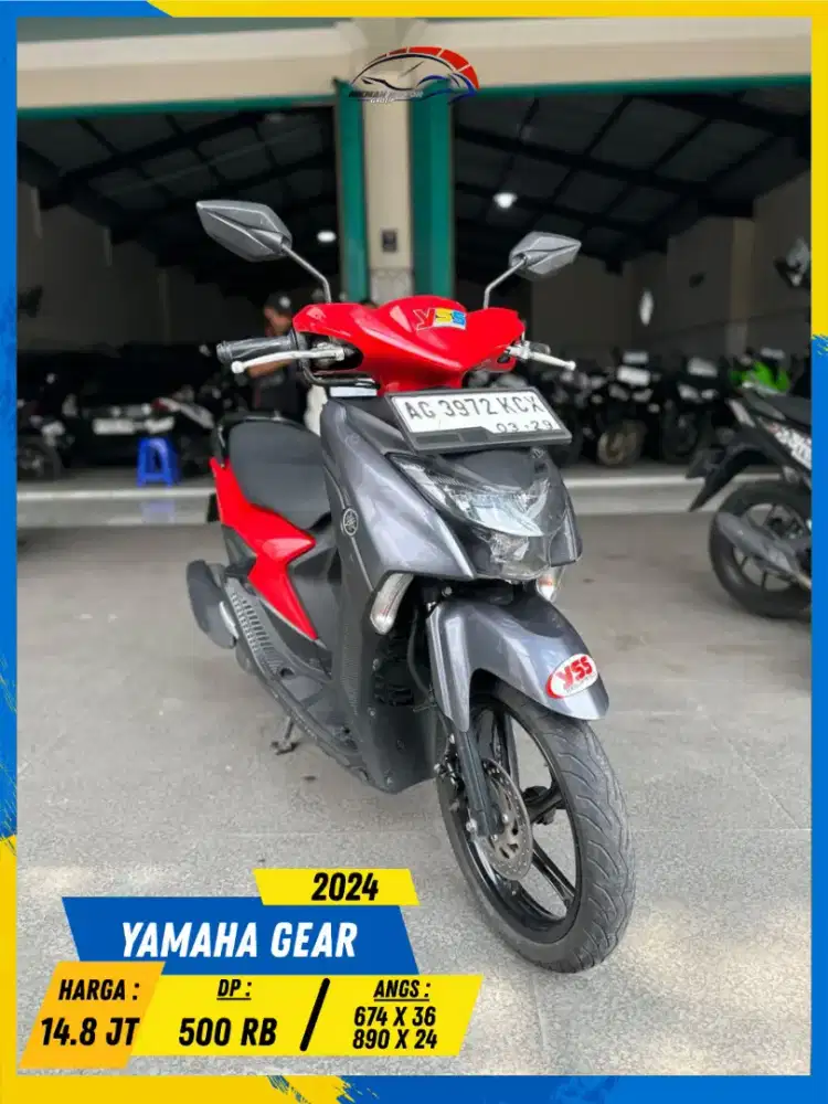 YAMAHA GEAR 2024 PLAT AG NDANG PANTAU BOLOH HIKMAH MOTOR KEPUH MALANG