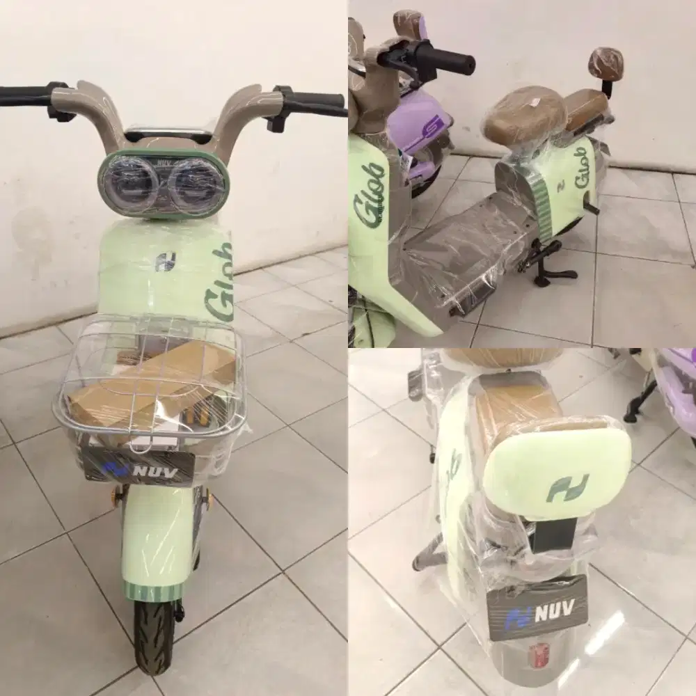 PROMO SEPEDA LISTRIK NUV S1 GLOBBER, BARU, GARANSI RESMI