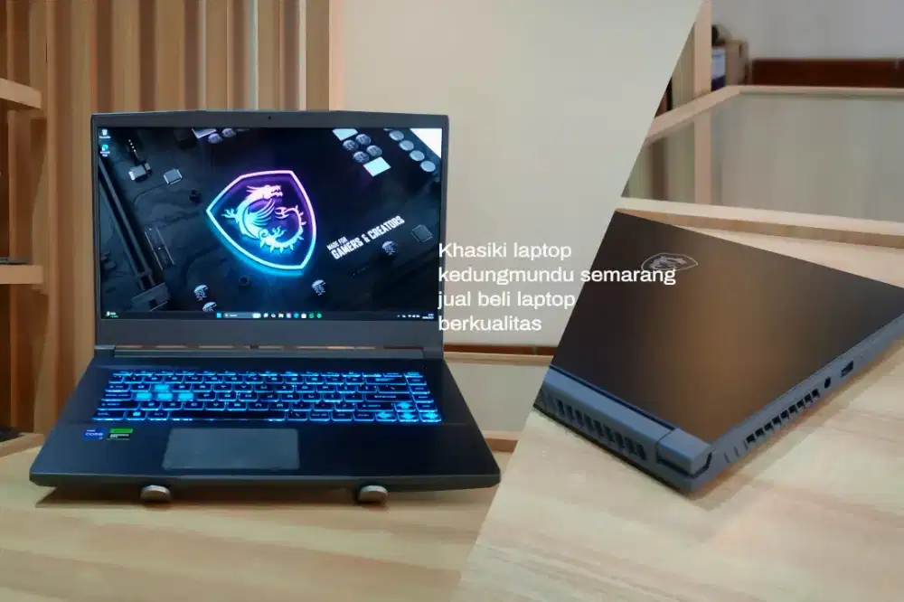 Msi thin 15 i7 gen12 16/512gb vga RTX nvdia gransi