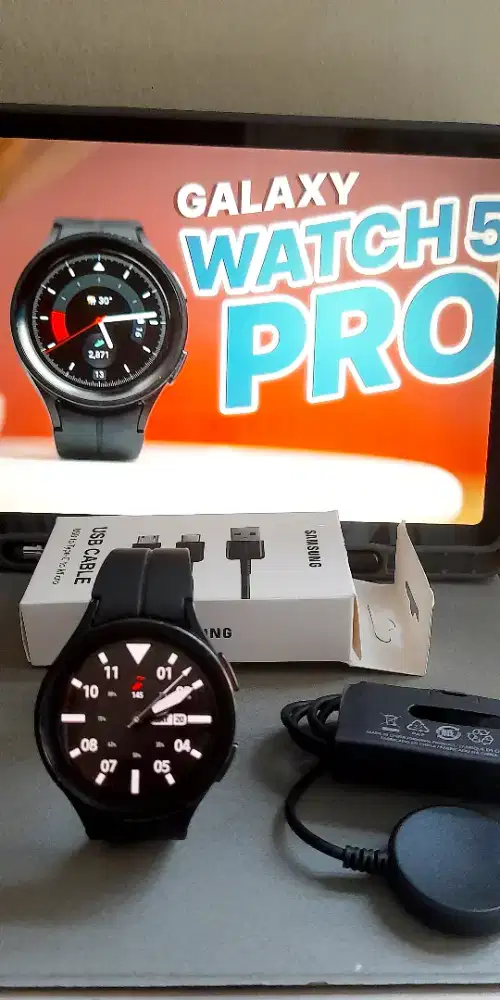Samsung galaxy watch 5 pro 45mm Black graphite mulus original Samsung