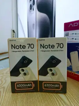 New produk Realme note 70  Sekali cas pemakaian 2 hari