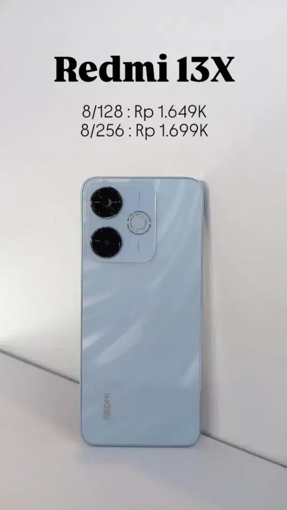 REDMI 13X 8/128 8/256 PROMO HANDPHONE TERMURAH DIJOGJA