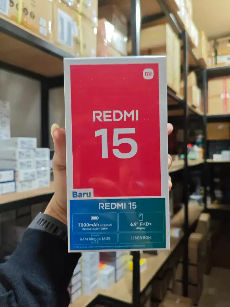 Xiaomi Redmi 15 8/128 Garansi Resmi