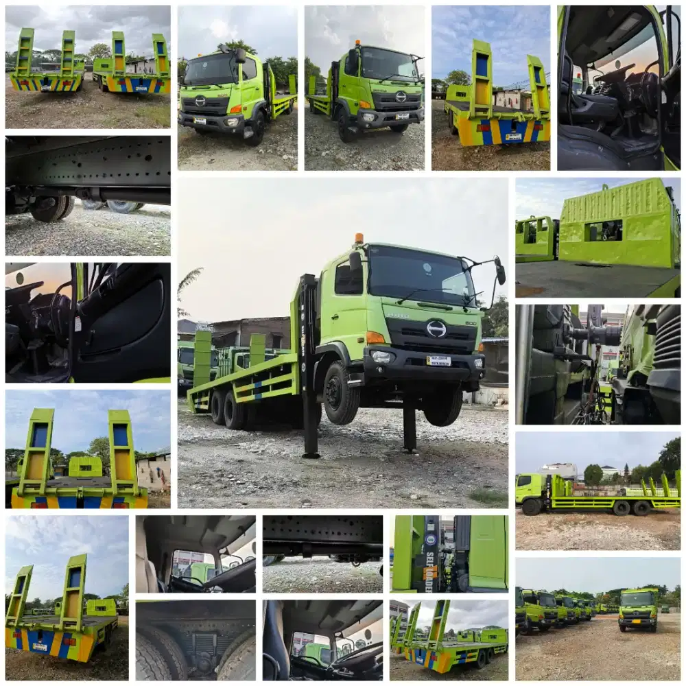 HINO LOHAN FM260JW ASLI LONG SELF LOADER 6X4 TRONTON ISTIMEWA SEKALI