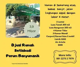 Rumah 2LT DJUAL Cepat Siap Huni Setiabudi Srondol Banyumanik